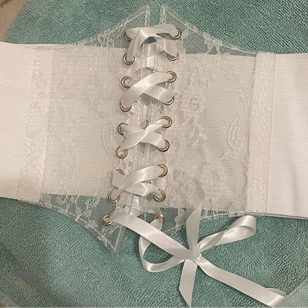 White corset/ one size